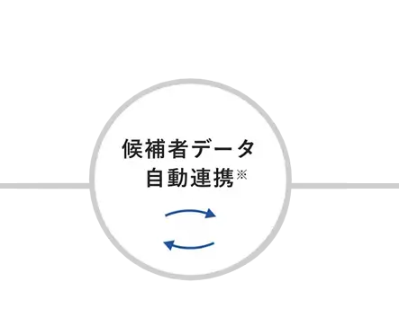 候補者データ自動連携