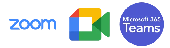 zoom、Google meets、Teams