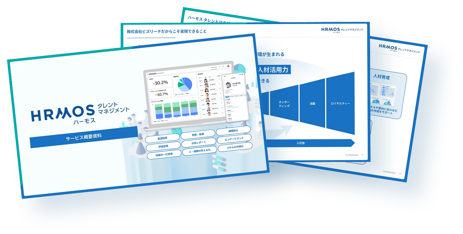 HRMOS（ハーモス）サービス資料イメージ
